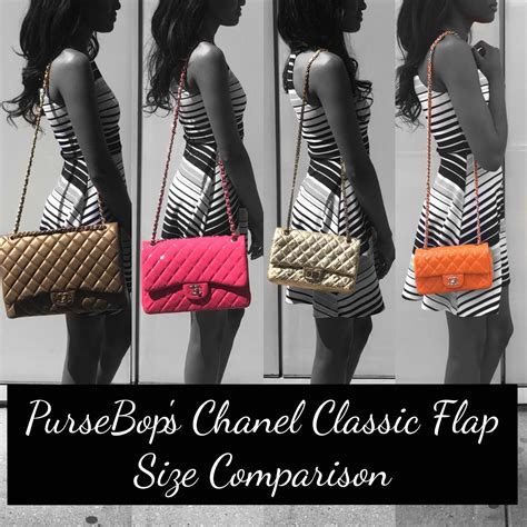 chanel 25 cm classic|Chanel Classic Flap Bag Size Comparison.